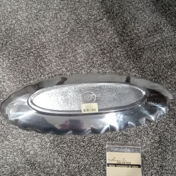 Lenox En Provence Metal Serveware Breadtray 21074 36553 17" long x 7" wide - Picture 3 of 4